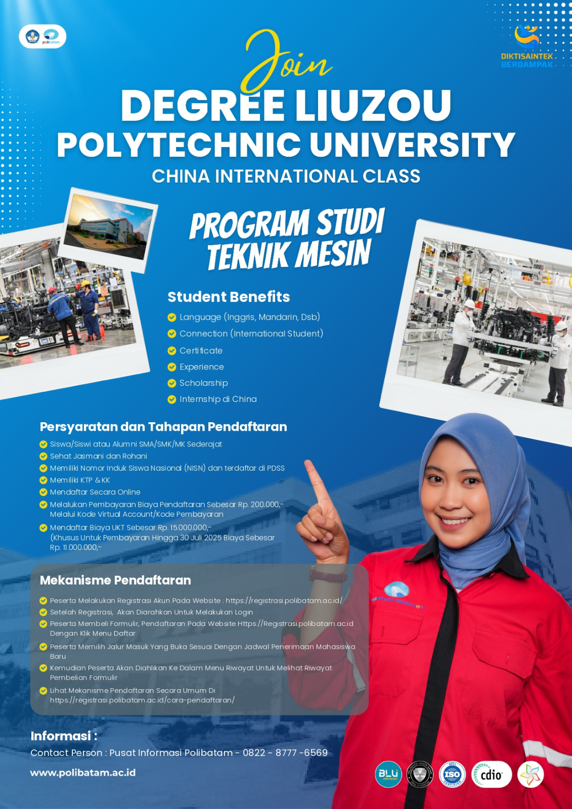 🌐 Program Internasional D3 Teknik Mesin Polibatam